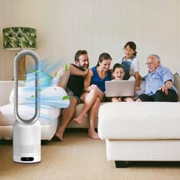 Tower Fan Bladeless Fan 20" Bladeless Tower Fan 8 Speeds Met Remote Control-Timer Function-2H Timer-80° Swing-Super Quiet-Easy To Clean-Portable Oscillating Fan Voor Bedroom-Kitchen-Office — thumbnail 3