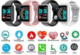 Belesy® Base - Smartwatch - Horloge - 1,3 inch Kleurenscherm - Stappenteller - Bloeddrukmeter - Verbrande calorieën - 3x sportmodus - Siliconen - Zilver - Zwart - Moederdag — thumbnail 3