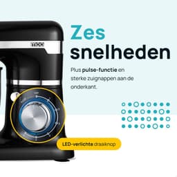 MOA SM1203NB – Keukenmachine - Zwart — thumbnail 4