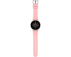 Belesy® SUAVE - Smartwatch Heren – Smartwatch Dames - Horloge – Stappenteller – Calorieën - Hartslag – Sporten - Je eigen foto als wijzerplaat - Kleurenscherm - Full Touch - Bluetooth Bellen – Goud – Silicone – Roze - Moederdag — thumbnail 4