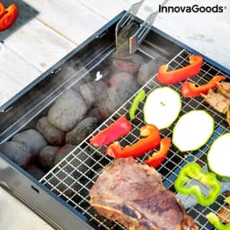 InnovaGoods BearBQ Opvouwbare draagbare barbecue voor gebruik met houtskool — thumbnail 5
