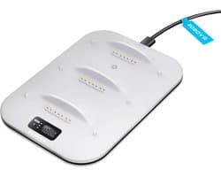BOBOVR BD3 Drievoudige oplader voor B100-batterijen - 30W snelladen per slot, digitaal display, desktopontwerp, laadt 3 batterijen tegelijkertijd op - VR-accessoires
