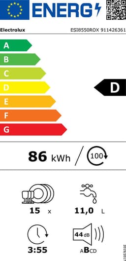 Electrolux ESI8550ROX Volledig ingebouwd 15 couverts — thumbnail 5