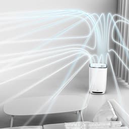 AERIS AAIR 3-IN-1 Pro luchtreiniger HEPA + Filter - 70 m² - Fluisterstille luchtreiniger - 295 CADR - WiFi - Stark White (beste luchtreiniger) — thumbnail 5