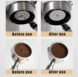 Premium Espresso Accessoires Espresso Naald Koffie Distributeur Tool Espresso Naald Distributeur Roeren Koffiezetapparaat + 58 mm Puck Scherm Cadeaus voor Barista's — thumbnail 3