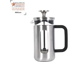 La Cafetière Pisa koffiezetapparaat van glas met roestbestendig, geborsteld stalen frame