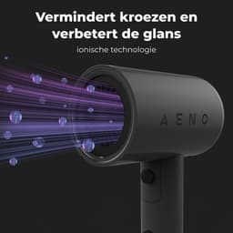 AENO Haardroger HD2 2000W, ionisatie, incl reistasje Föhn Antraciet — thumbnail 3