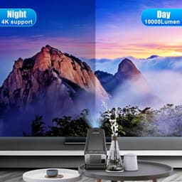 Beamer - 2024 Model - WiFi 6 Mini Beamer- Ultieme Draagbare Beamer - Projector - 4K - 390 ANSI 1080p Native Resolutie - Android - Apple — thumbnail 5