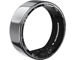 ULTRAHUMAN Ring AIR – Smart Ring | Geen maandabonnement | Bepaal eerst de juiste maat met de Sizing Kit | Slaaptracker - Hartslagmeter - Fitnesstracker – Air Silver – Size 10