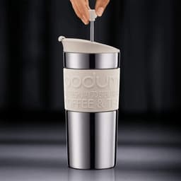 Travel French Press koffiezetapparaat vacuüm klein 035 l - gebroken wit — thumbnail 2
