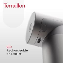 Massage Pistool spiermassage 1800-3200 omw-min 3 snelheden verlicht-ontspant siliconen-opzetstukken 2-traps verwarming USB-C etui — thumbnail 5