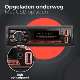 Caliber Autoradio met Bluetooth - Media Speler zonder Radio - Muziek Streamen - Handsfree bellen - USB Oplaadpoort - 4 x 55 Watt (RMD035MP) — thumbnail 3