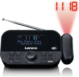 Lenco CR-615BK - Wekkerradio met DAB - Slaaptimer - Zwart — thumbnail 1