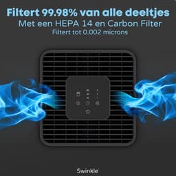 Swinkle Luchtreiniger - Air Purifier met HEPA Filter - Tot 60 m² en 183m³ CADR — thumbnail 5