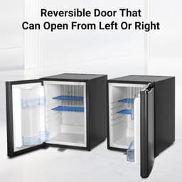 Equivera Mini Fridge for Drinks - Kleine Koelkast - Mini Koelkasten - Minibar - Mini Fridge - Mini Koelkast - Mini Koelkastje - Must have voor in Huis! — thumbnail 4