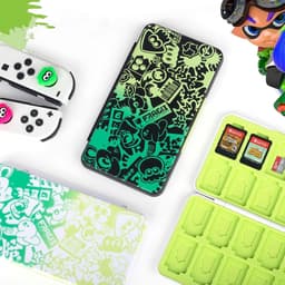Game card case geschikt voor Nintendo Switch-met 2 duimgreepdoppen-24 Micro SD-kaartsleuven-zachte rubberen voering-volledige bescherming-draagbaar en lichtgewicht-opbergen spelletjes-opslag case-zwarte octopus — thumbnail 3