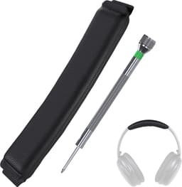 Vervangende Hoofdband voor Bose QuietComfort 35, 35 II, 45 (QC35, QC35 II, QC45) Over-Ear Hoofdtelefoon van MMOBIEL – Protein PU Hoofdband – Hoofdtelefoon Hoofdkussen Cover Reparatie – Zwart — thumbnail 1