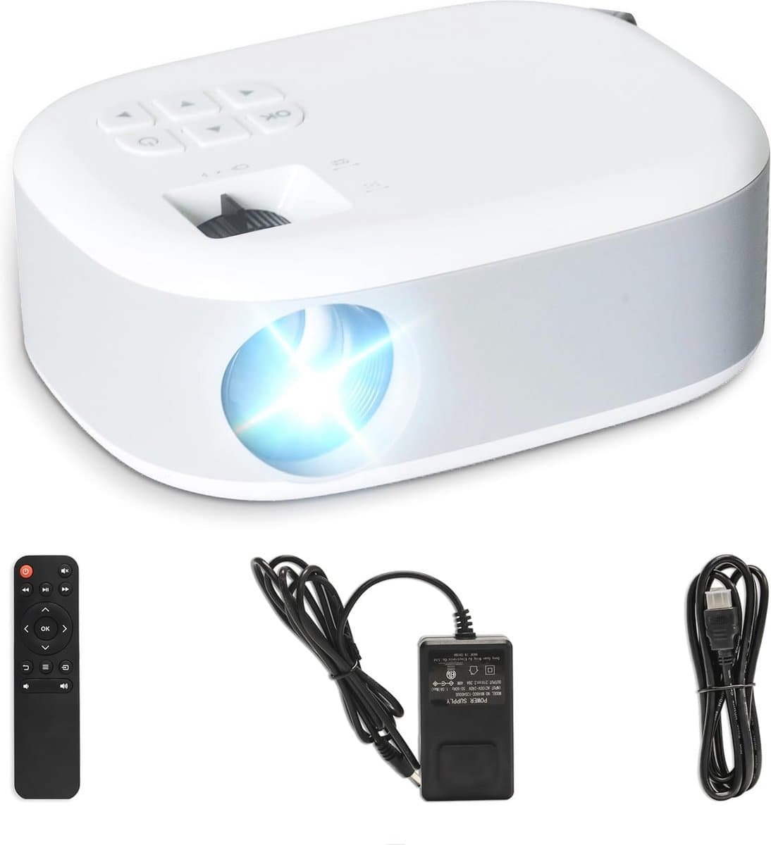 Draagbare Full HD Miniprojector met 15000L Helderheid voor Film en Gaming — afbeelding 1