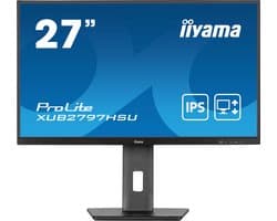 iiyama ProLite XUB2797HSU-B2 - 27 inch - Full HD - IPS - USB-Hub (2x) - Verstelbaar