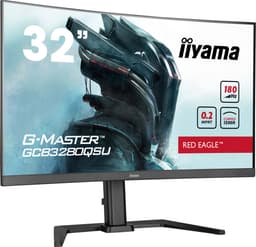 iiyama G-Master GCB3280QSU-B2 Red Eagle - 32 inch - QHD - VA - 180 Hz - Verstelbaar - Curved — thumbnail 1