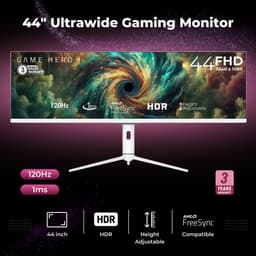 GAME HERO® 44 inch UltraWide Full HD IPS 120Hz Gaming Monitor — thumbnail 2