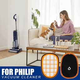 6 stuks vervangingsfilterset FC5005/01 voor Philips SpeedPro Max Aqua Plus Vacuum Cleaner compatibel met Philips FC6822 FC6823 FC6827 FC6908 FC6906 FC6904,XC7042/01 XC8045/01 XC8147/0147/01 — thumbnail 2