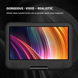ieGeek 11.5" Portable DVD Speler - 9,5" HD-Draaibaar Oogbeschermend scherm - Sync Ondersteunt USB/SD-Kaart [Blu-ray niet ondersteund] — thumbnail 4