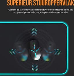 XXL Gaming Muismat 80 x 30 cm met RGB Ledverlichting — thumbnail 3