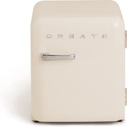 CREATE - Koelkast in retrostijl - Gebroken wit - Handvat Zilver - FRIDGE RETRO 48L — thumbnail 1