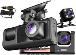 Dash Cam Voor Achter, 170° Groothoek 1080p Full HD Dash Camera, Nachtzicht, WDR, Accident Lock, Loop Recording, Parkeermonitor — thumbnail 4
