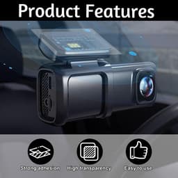 Solidchoice - Set van 8 Electrostatische Folies voor Dashcam — thumbnail 3