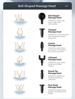 Massage Gun Professioneel - Spiermassage Apparaat - Diepe Spiermassage - Krachtig Massagepistool - Aluminium Behuizing - Oplaadbaar - Meerdere Snelheden - Inclusief Opzetstukken — thumbnail 4