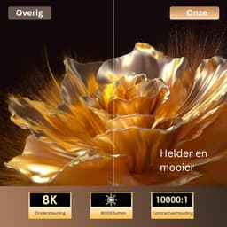 Zavio® Mini Beamer - Mini Projector - Beamer 4k — thumbnail 3
