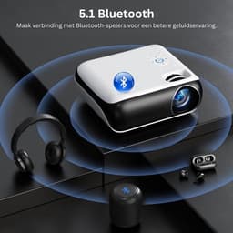 Zavio® Mini Beamer - Mini Projector - Beamer 4k — thumbnail 3