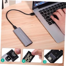 Externe Harde Schijf - SSD Externe Opslag - Snelle Gegevensoverdracht - Dubbel Protocol Type-C — thumbnail 2