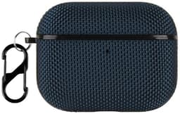 Geschikt voor AirPods Pro 3 Hoesje Nylon Waterproef met Aanhanggesp Blauw — thumbnail 1
