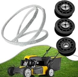Grasmaaier Poelie Riem Set - Reserveonderdelen Gazonmaaier - Gazon Onderhoud - Brede Compatibiliteit - 22 inch - Zwart — thumbnail 3