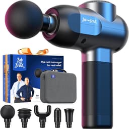 Thijox - C2 Massagepistool, Diepweefsel Percussiemassager met 5 Snelheden en 5 Massagekoppen, Handmassageapparaat voor Thuis, Gym en Kantoor, Zwart — thumbnail 1