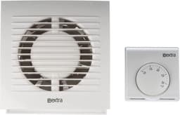 Warmteverdeler met thermostaat - Ventilator warmte warmtepomp - Warmte verplaatsen - Terugloopklep - Ø 125 mm - Wit — thumbnail 5