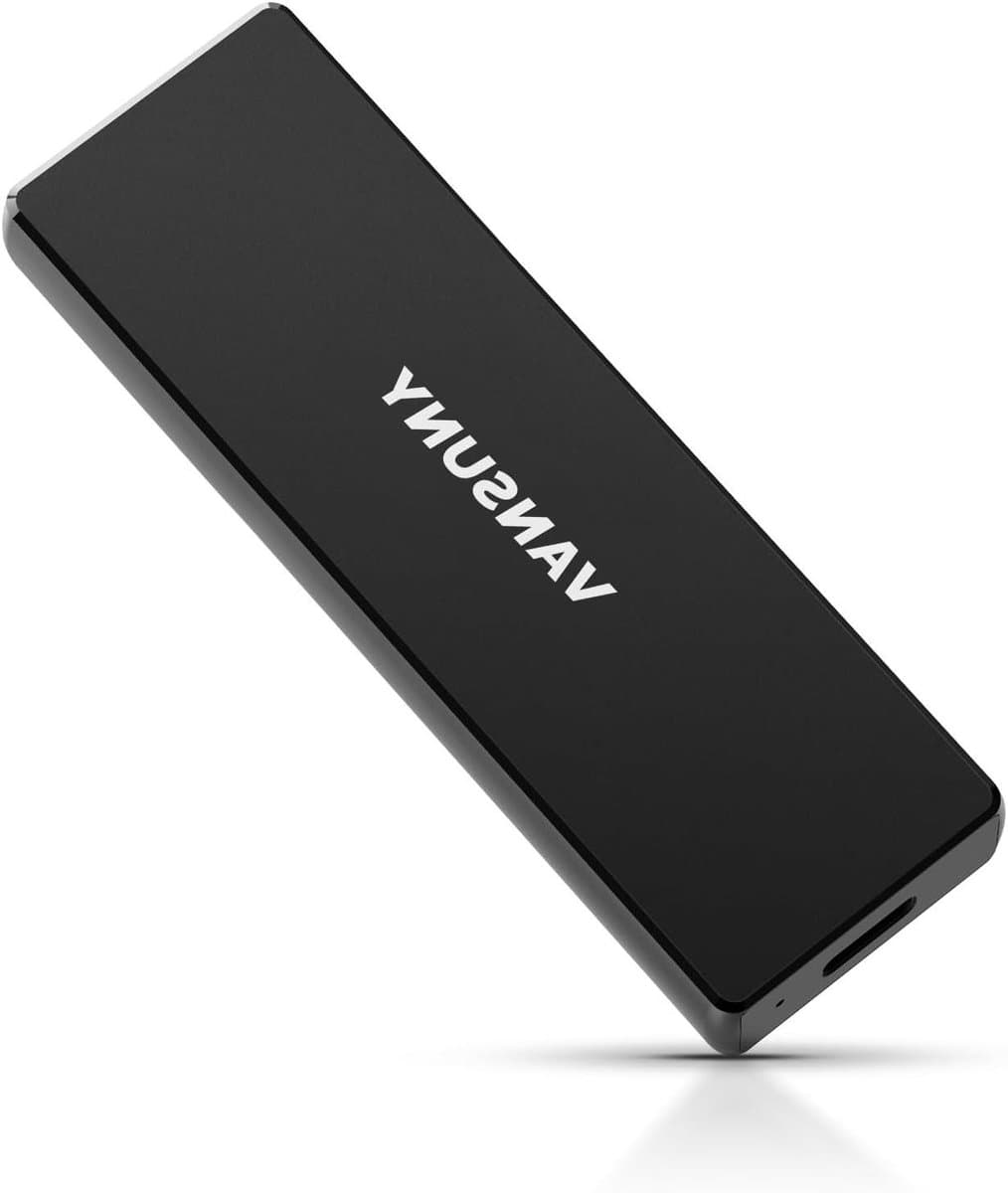 Externe SSD - Draagbare Schijf - Snelle Data Transfer - Metaal Omhulde Behuizing - 500 GB - Zwart — afbeelding 1