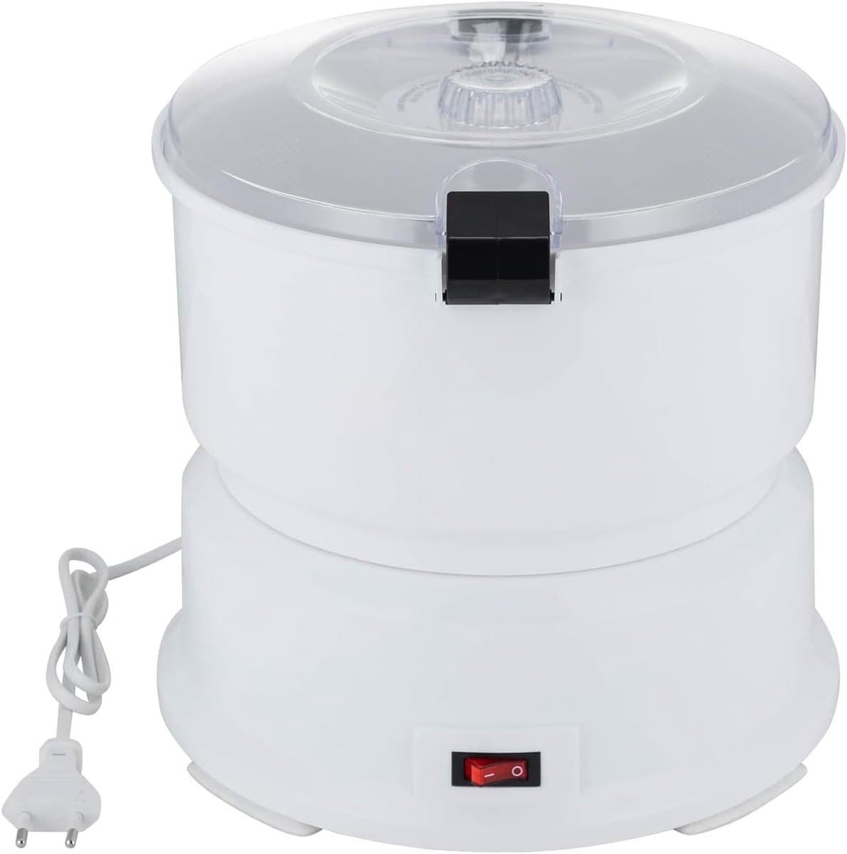 Elektrische Aardappelschilmachine - Automatische Schilmachine - Snel Groenten Schillen - 85W Pure Koper Motor - 0.8 kg Capaciteit - Wit — afbeelding 1