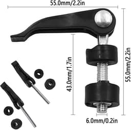 Dailygoods- Reserveschroeven 2 Stuks - Roestvrij Staal - Schroefknop - Handgreep - Reserveonderdelen - Lichtgewicht en Duurzaam - Grasmaaieronderdelen — thumbnail 5