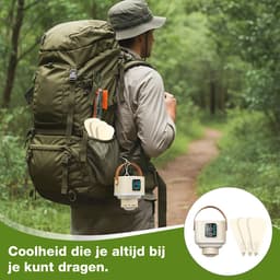 Lapamax Camping Ventilator met LED Verlichting Ø24cm – 7200mAh Oplaadbare Accu – Tent Ventilator met Afstandsbediening en Timer – 4 Snelheden & 3 Lichtstanden – Stille DC Motor – ventilator camper Voor Tent, Caravan, Camper en Overkapping – Geel — thumbnail 5