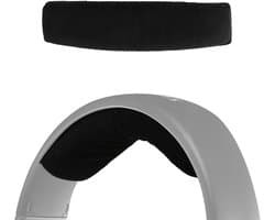 kwmobile band geschikt voor Sennheiser HD515 / HD555 / HD595 / HD518 - Koptelefoonband in zwart - Zachte hoofdband voor hoofdtelefoon