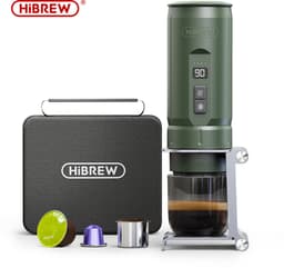 HiBREW H4C Draagbare Espressomachine | Auto, Thuis & Kamperen | voor Nespresso, Dolce Gusto & gemalen koffie-Inclusief tas — thumbnail 1