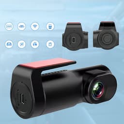 1080P WiFi-Dashcam Met 0,96 Inch Display En 170° Ultragroothoeklens - Nachtzicht WDR G-Sensor App-Bediening Loopopname 24-Uurs Parkeermodus - Zwart — thumbnail 3