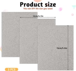SnelShoppen - 3 Stuks Magnetron Glimmer Disc 15 x 12 cm Universele Glimmer Plaat Reparatie Accessoires voor Magnetron en Huishoudelijke Apparaten — thumbnail 4