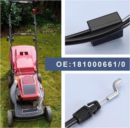 SnelShoppen - Grasmaaier Motor Controle Kabel 181000661/0 Geschikt voor Mountfield 45HP 45PD HP470 SP470 Grasmaaiers 1295mm — thumbnail 5