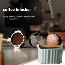 Koffie Klopdoos - Espresso Bak - Koffiedik Verwerken - Schokabsorberend - 1300 ml - Zwart — thumbnail 4