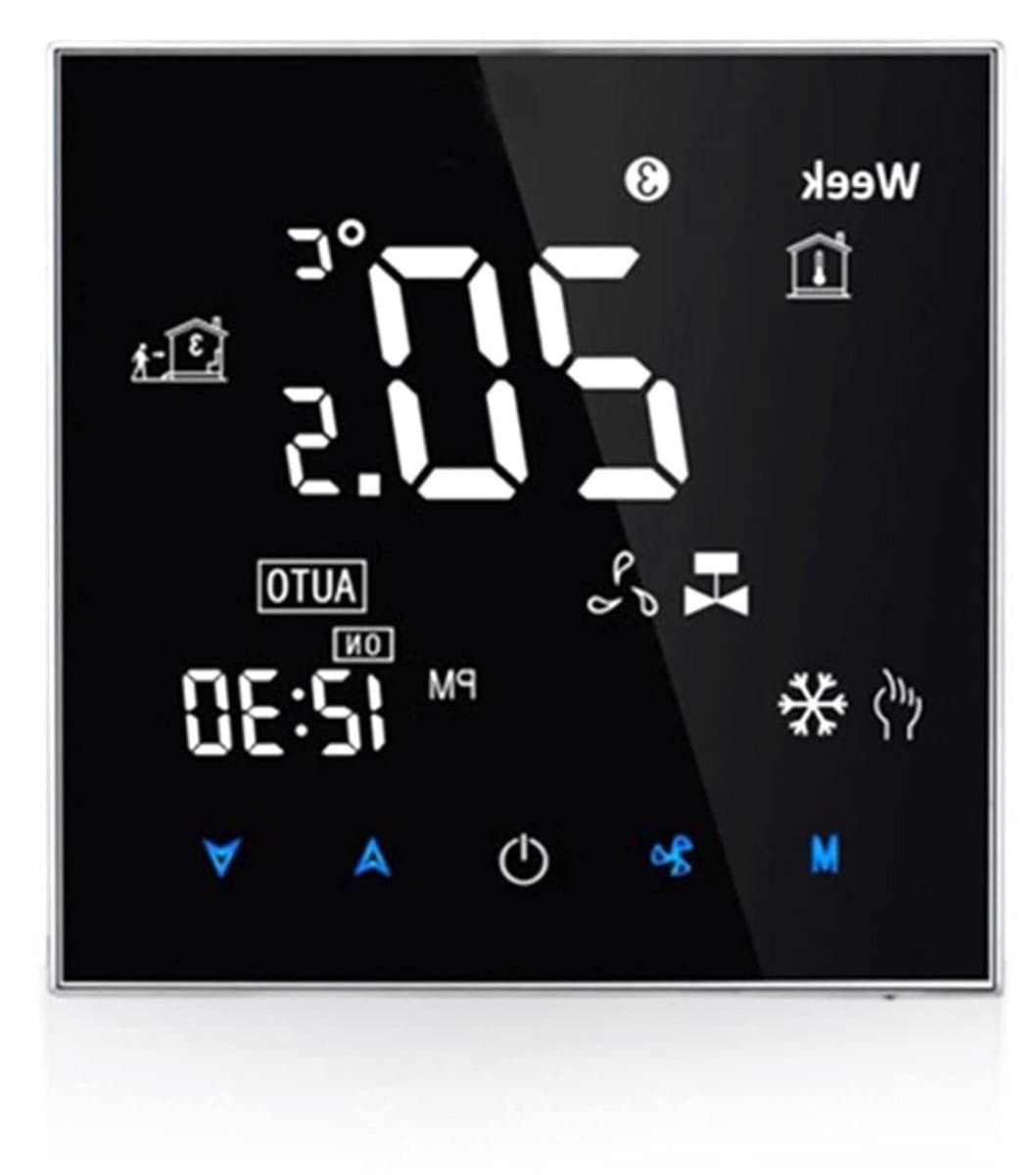 Digitale Thermostaat - Klimaatregelaar - Energie Besparen - Weekprogramma Functie - 3.2 Inch LCD - Nero — afbeelding 1